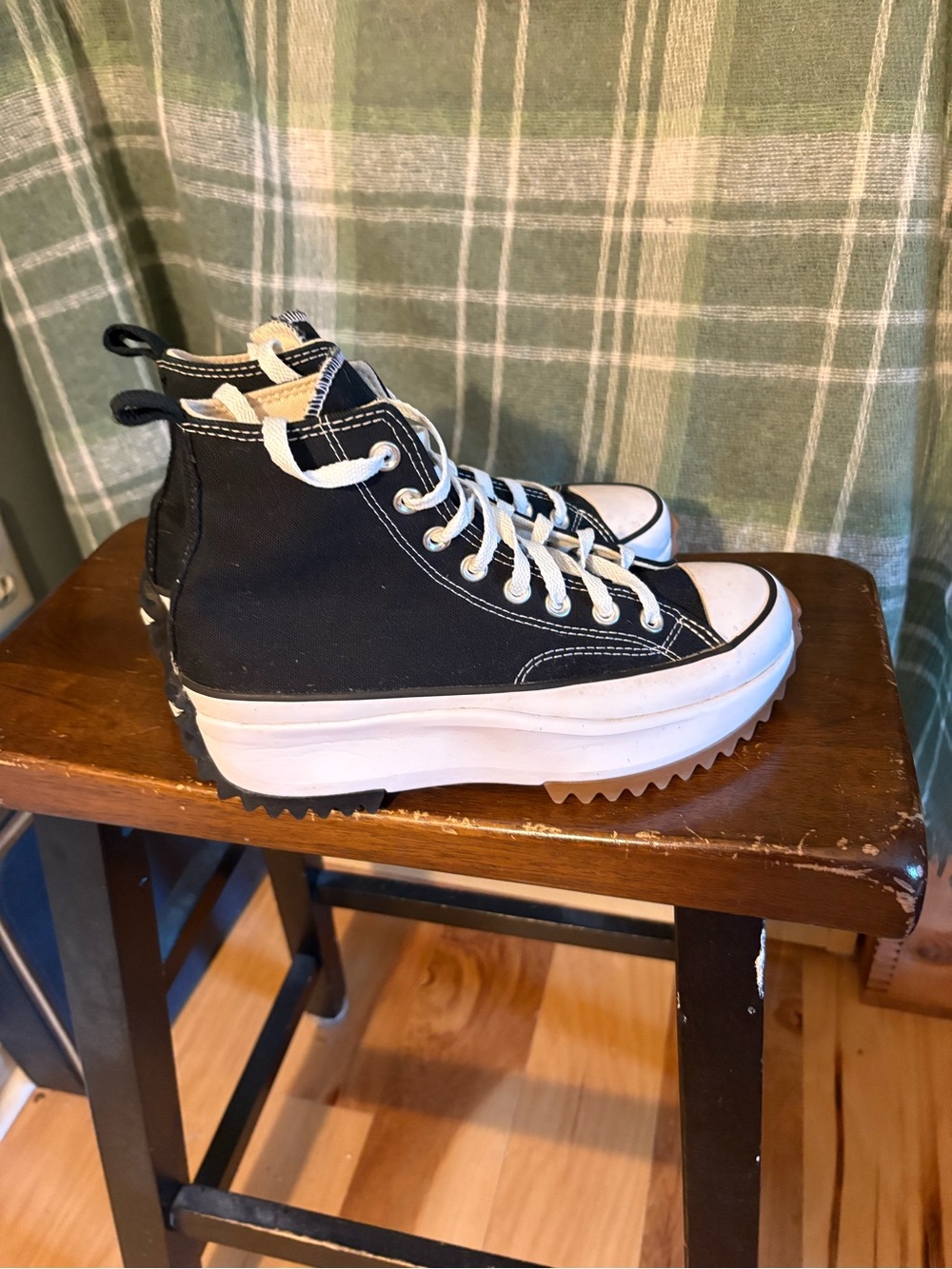 Converse Run Star Hike High-Top Canvas Sneakers - Picture 1 of 8